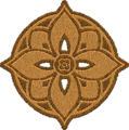 The emblem of Cantha, as seen on a banner at a Tyrian Alliance meeting.