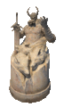 Statue of Balthazar animated