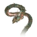 An image of Mordremoth channeled by Kralkatorrik in The Crystal Dragon.
