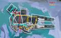Honor of the Waves map with paths
