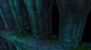 screenshot of ledge with rotten meat