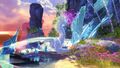 Aurene in Seitung Harbor, during the quest Interlude: Forward.