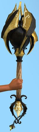 Citrine Antique Flanged Mace.jpg