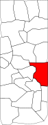 Darkriven Bluffs locator.svg