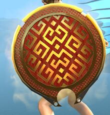 Shining Aureate Targe wielded.jpg