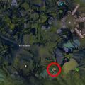 Map Location for Juvenile Wallow east of the Forever Tree.