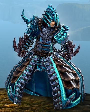 Front view in combat stance