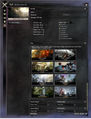 Historical Custom Arenas tab