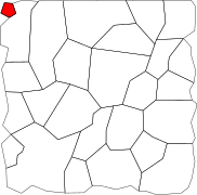 Secluded Glen locator.svg