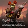 Clockwork Chaos promotion of Scarlet.