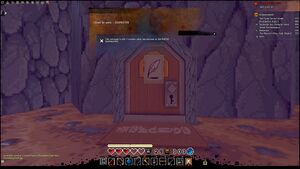 The door to the underwater shop is locked up tight. There is a helpful sign posted saying the proprietor will be back after lunch. The sign is old though.