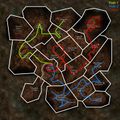 Citadel of Flame map with paths