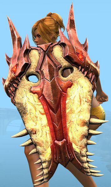File:Dragonbone Shield wielded.jpg