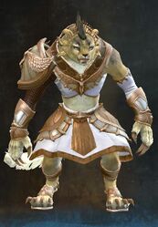Sanctified armor charr female front.jpg