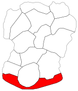 Bay of Gandara locator.svg