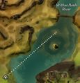 Gendarran Fields - Possible (Random) - Witherflank River: Underwater northeast of the waypoint.