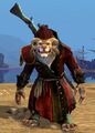 Tybalt disguised as a pirate.