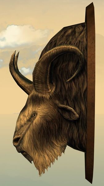 File:Mounted Dolyak Head side view.jpg
