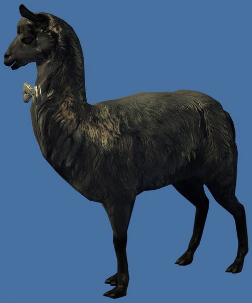 File:Mini Fancy Silver Llama.jpg