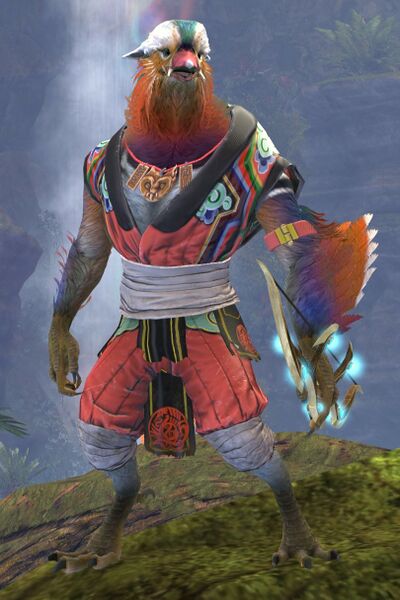 File:Mandarin Duck Tengu 1 (longbow).jpg