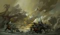 Concept art by Ruan Jia.