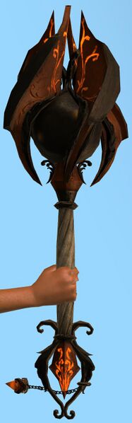 File:Terracotta Antique Flanged Mace.jpg