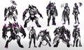 Branded creature sketches by Kekai Kotaki.