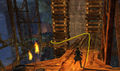 Continuing on walk way after second web leap. (mission flags not active)