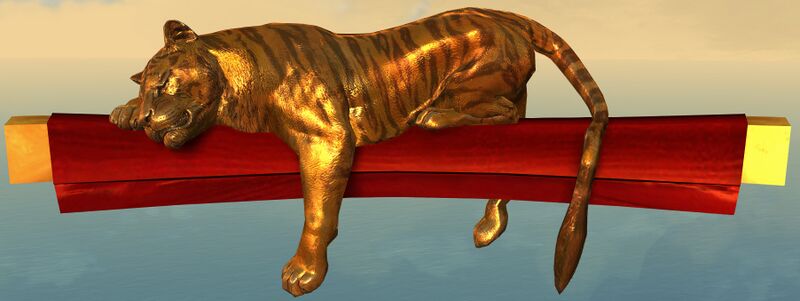 File:Lounging Tiger Statue front view.jpg