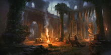 Into the Valley of Shadow loading screen (Alliance Staging Ground).png