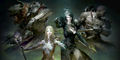 Into the Labyrinth loading screen with Rox, Kasmeer, Marjory Delaqua and Braham Eirsson.