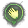 This floater icon appears above alive ally targets.