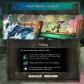 Pop-up upon unlocking fishing.
