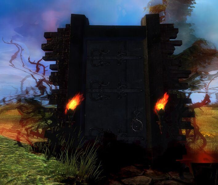 File:Bloody Prince Haunted Door.jpg