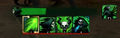 The interface prior to the update, the bar was centered at the bottom of the screen, replacing the skill bar