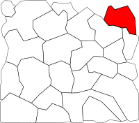 Modniir Gorge locator.svg
