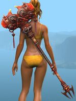 Fiery Dragon Slayer Hammer stowed.jpg