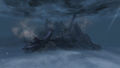 The wreckage of Lion's Gate.