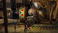 Become a travelling troubadour by playing instruments while mounted!