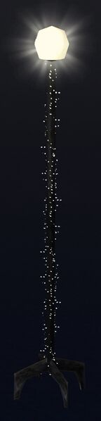 File:Festive Streetlamp night time.jpg