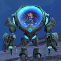 Taimi inside Scruffy 2.0 during Guild Wars 2: Path of Fire.