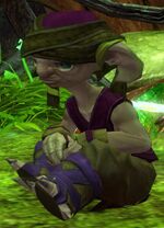 grumpy asura sitting