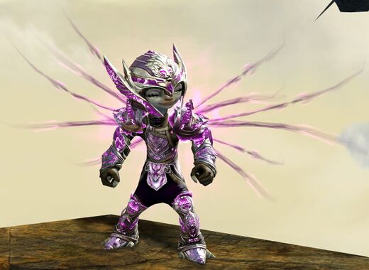 Front view in combat stance