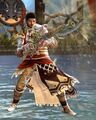 Duncan, the Commander's stand-in for the Guild Wars 2: Path of Fire and Living World Season 4 trailers.