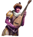 After his heroic feats alongside the Commander, Lord Faren has sheathed his sword and is focused on his career as wandering bard.