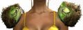 Wurmslayer's Epaulets female humanoid