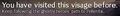 Interacting with the same Visage for a 2nd time