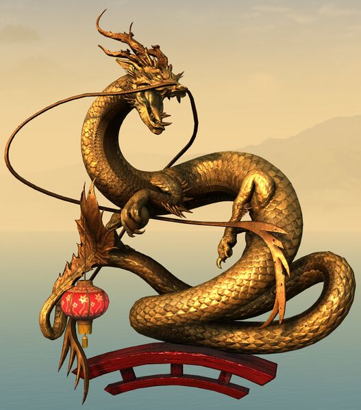 File:Golden Dragon Statue front view.jpg