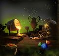 Interface background during Halloween
