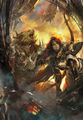 Eir Stegalkin and Rytlock cover concept art by Jamie Ro.